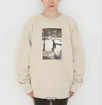 IDILLIACO x Spick & Span 사진 스웨트 베이지 F