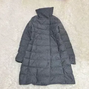 새상품급 Theory MALI NURVE 롱다운 코트 울 혼방 그레이