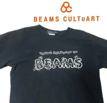 BEAMS TOKYO CULTuART 블랙 T셔츠