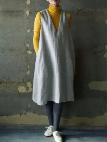 나카가와 마사시치 상점 원피스 모 x 린넨