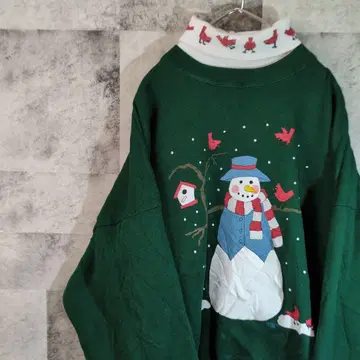 ORVIS 맨투맨 트레이닝복 그린 XL 빅 오버 사이즈 A18,1