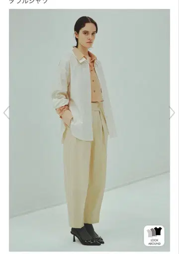 uhr 우아 미사용 새상품 더블 셔츠 double shirt