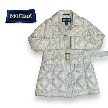 marmot 롱 다운 코트 경량 화이트