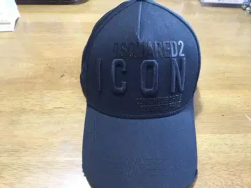 [ 미사용 ] DSQUARED2 ICON 블랙 캡