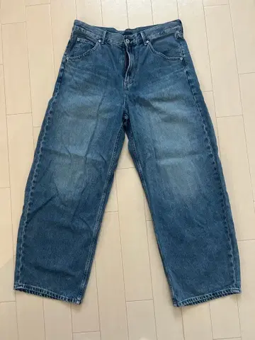 UNIQLO 배기 커브 청바지 남녀 공용 30(76cm)