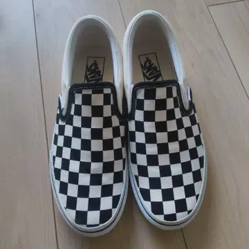 반스 체커보드 슬립온 스니커즈 24.5cm