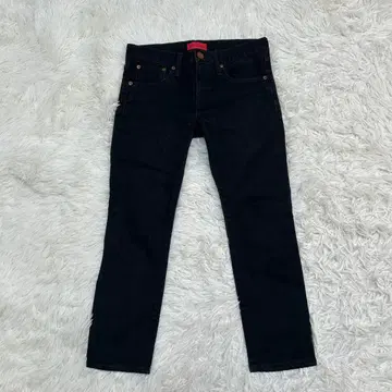 RED CARD 레드카드 스트레치 블랙 데님 팬츠 블랙