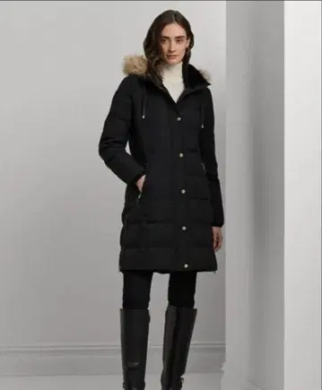 [ 미사용 새상품 ] 랄프 로렌 다운 블랙