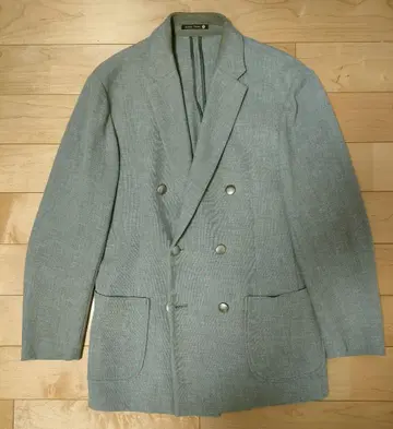 오카 트렁크 남성용 더블 자켓 라이트 그레이 S 사이즈