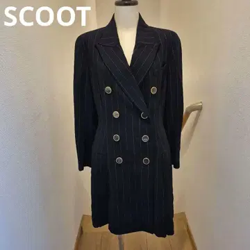 스캇 SCOOT 여성용 네이비 더블 브레스트 수트 자켓