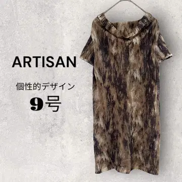 ARTISAN [M 상당] 올 패턴 시스루 T셔츠 개성있는 광택 라메