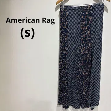 새상품급 American Rag 플레어 스커트 S 네이비