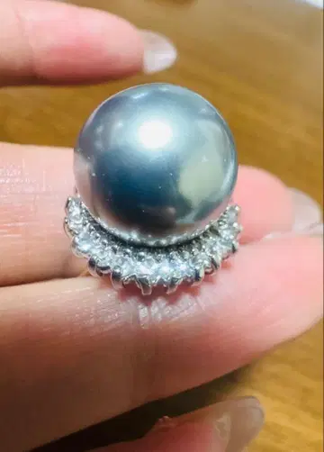 패션 진주 반지