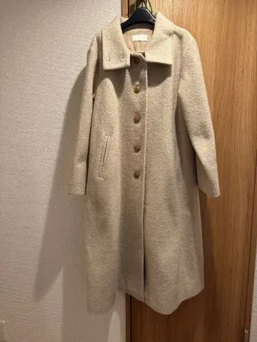 willfully 위르프리 여성용 롱 코트 베이지 새상품급