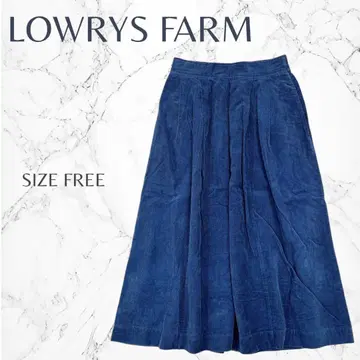 로리즈팜 스웨이드 느낌 캐주얼 허리밴딩 플레어 스커트 프리