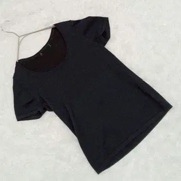 [클리어 임프레션] (M) 반팔 크루넥 니트 라메 얇은 소재