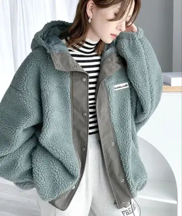 자바 클래식 엘프 보아 자켓 보아 아우터 L