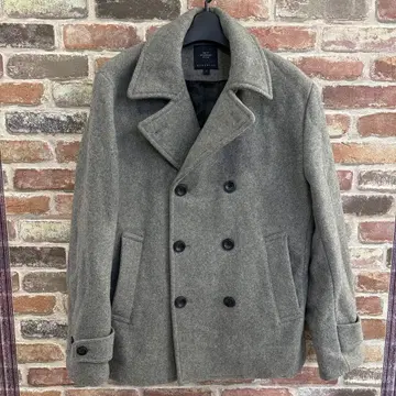 RAGEBLUE 그레이 울 피 코트 M 사이즈