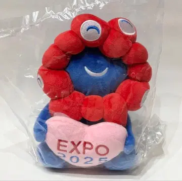 레어 EXPO2025 미야쿠미야쿠 하트 봉제 인형 새상품
