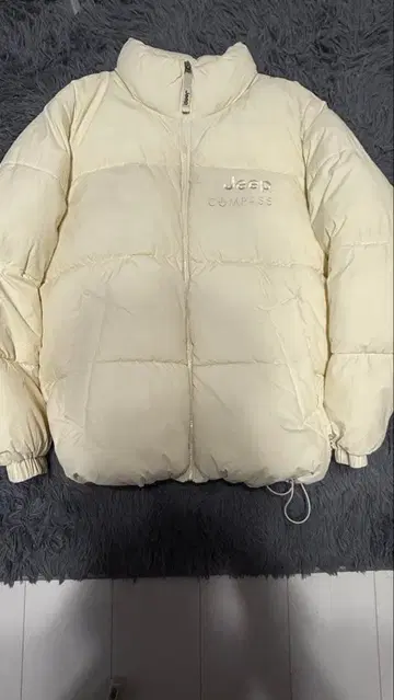 JEEP 아이보리 다운 자켓