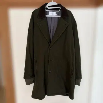 CURLY FROSTED COAT 올리브 사이즈 2