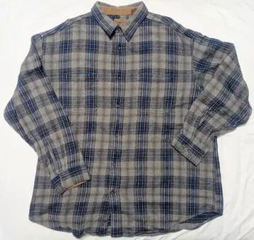 90s 00s 세인트 존스 베이 헤비 플란넬 체크 셔츠 2XL