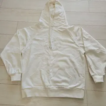 THE WHITE LOUNGE 화이트 후드티 미사용 새상품 M 사이즈