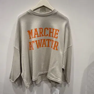 새상품 MICA&DEAL 베이지 프리 사이즈 후드티 면 100%