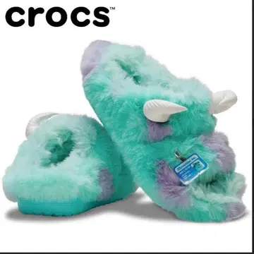새상품 미사용 crocs 몬스터즈 잉크 샐리 샌들