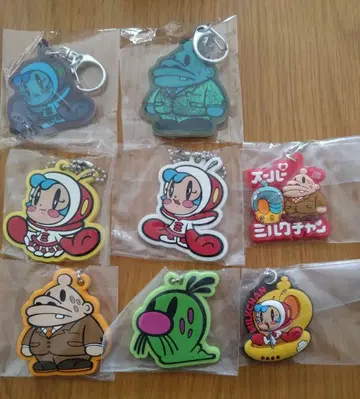 슈퍼 밀크짱 키라키라 아크릴 키링, 러버 키링