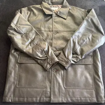 블랙 가죽 자켓