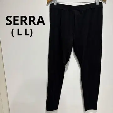 SERRA (세라) 여성용 패션 블랙 레깅스 [L L]