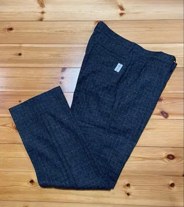 조이 골프 팬츠 슬랙스 체크 무늬 울 혼방 ( 허리 85 )