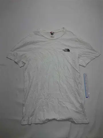 더 노스페이스 화이트 계열 남성용 티셔츠 M 사이즈