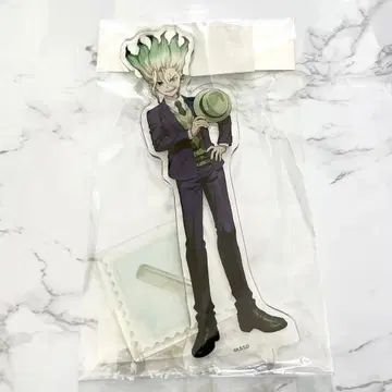 Dr.STONE 아가일 무늬 아크릴 스탠드 이시가미 센쿠