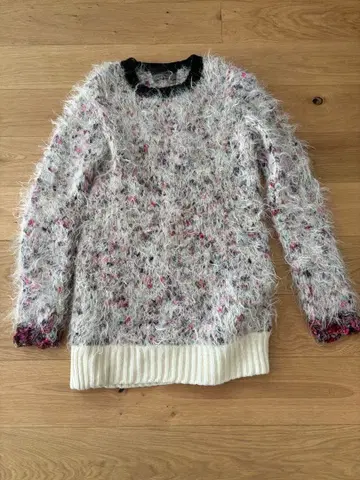 나카 아키라 니트 스웨터 모헤어