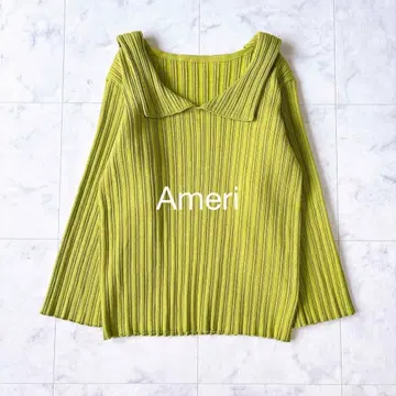 아메리빈티지 Ameri VINTAGE 리브 디자인 니트