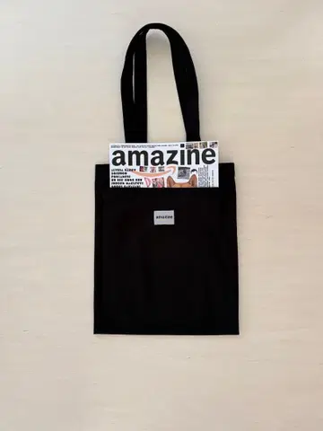 Same Paper amazine 토트백 블랙 zine 포함