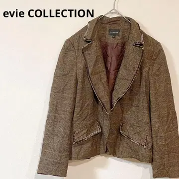 1점 evie COLLECTION 테일러드 자켓 브라운