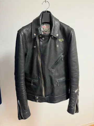 루이스 레더 사이클론 타이트 핏 양가죽 네이비 사이즈 36