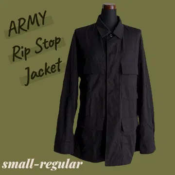 미군 블랙 립스탑 자켓 BLACK357