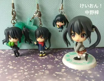 케이온! 나카노 아즈사 스트랩 피규어 4개 세트