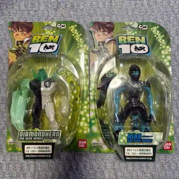 벤10 다이아몬드 헤드 & XLR8 피규어 세트