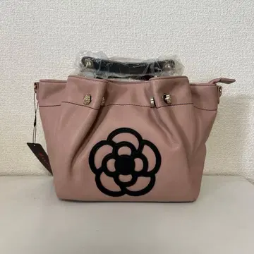 [새상품] 플라워 모티브 핑크 2WAY 백