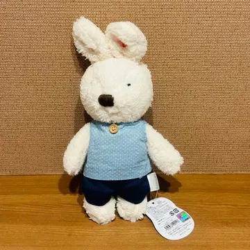 르슈크르 le Sucre 토끼 봉제 인형 도트 택 포함 새상품