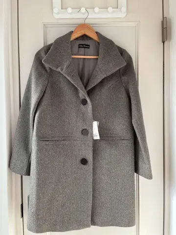 [택 포함 새상품] 어반 리서치 롱 코트 그레이 울 여성용