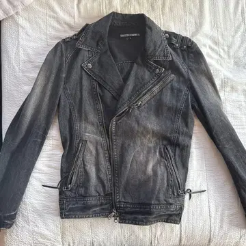 5351 데님 자켓 블랙