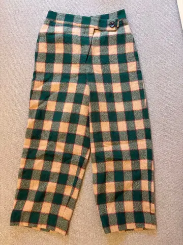 AKANE UTSUNOMIYA 체크 무늬 팬츠