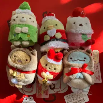 스미코구라시 테노리 봉제 인형 크리스마스 6종 세트 택 포함 새상품