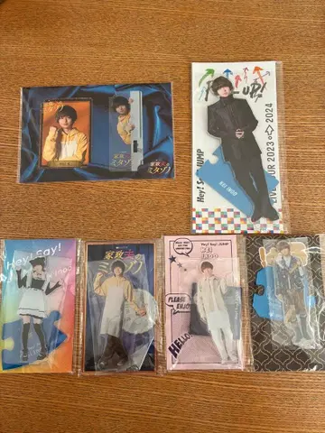 이노오 케이 아크릴 스탠드 세트 5개 + 카드 세트